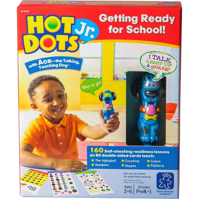 Hot Dots® Jr. Getting Ready for School! Set with Ace Pen