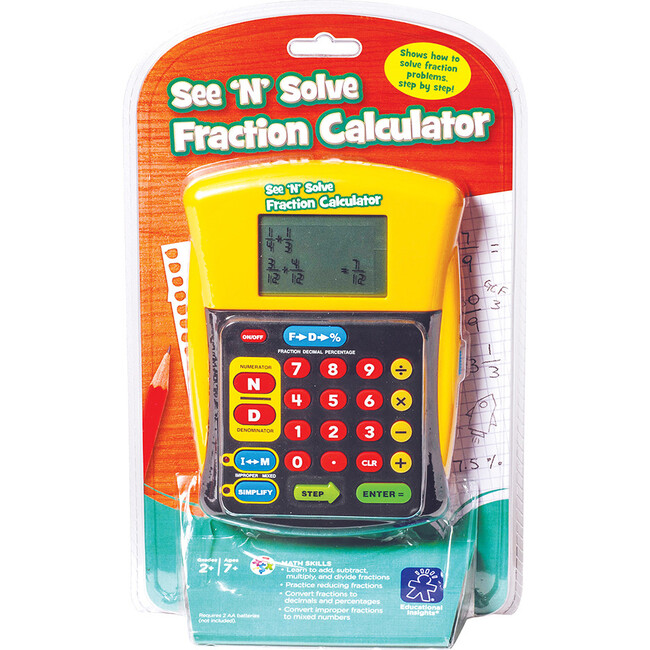 See 'N' Solve Fraction Calculator - Classroom Resources - 3