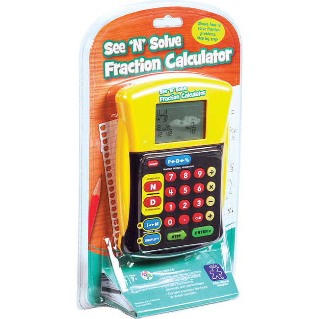 See 'N' Solve Fraction Calculator - Classroom Resources - 5
