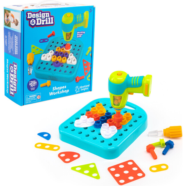 Design & Drill® Shapes Workshop - Educational Toys - 2