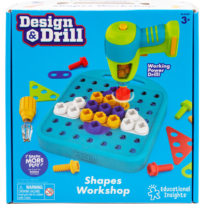 Design & Drill® Shapes Workshop - Educational Toys - 3