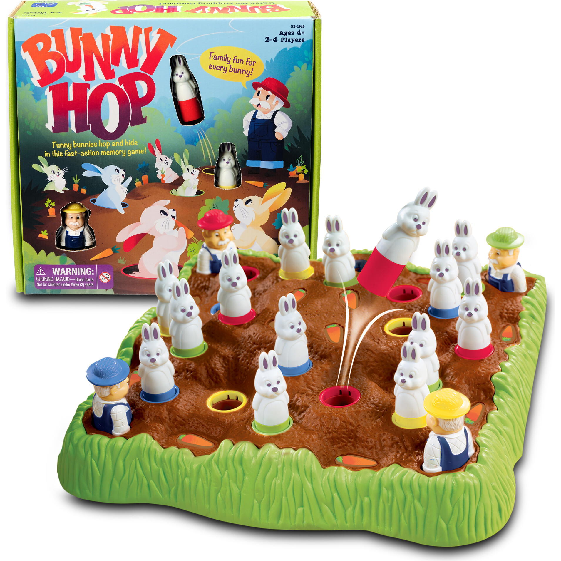 Bunny Hop Memory Game - Classroom Resources - 1