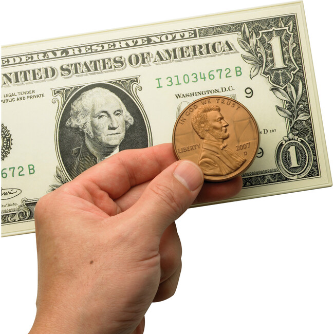 Big Money™ 3-D Magnetic Coins and Bills