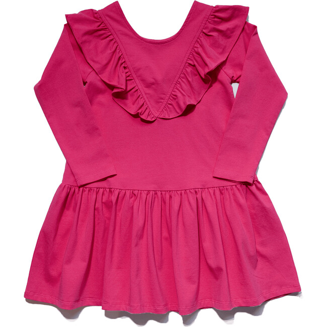 Quinn Long Sleeve Dress, Luminous Pink