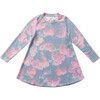 Hacci Round Neck Long Sleeve Dress, Vintage Garden - Dresses - 1 - thumbnail