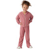 Hacci Zipped Long Sleeve Hoodie, Primrose - Sweatshirts - 2