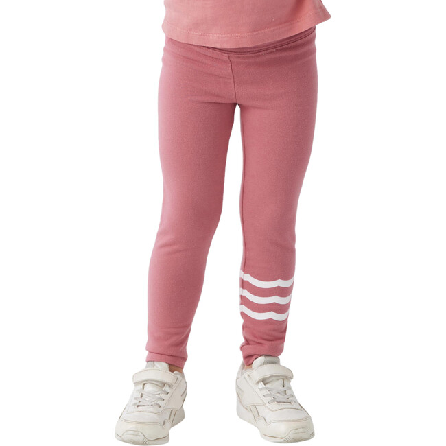 Waves Elastic Waist Legging, Primrose