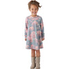 Hacci Round Neck Long Sleeve Dress, Vintage Garden - Dresses - 2