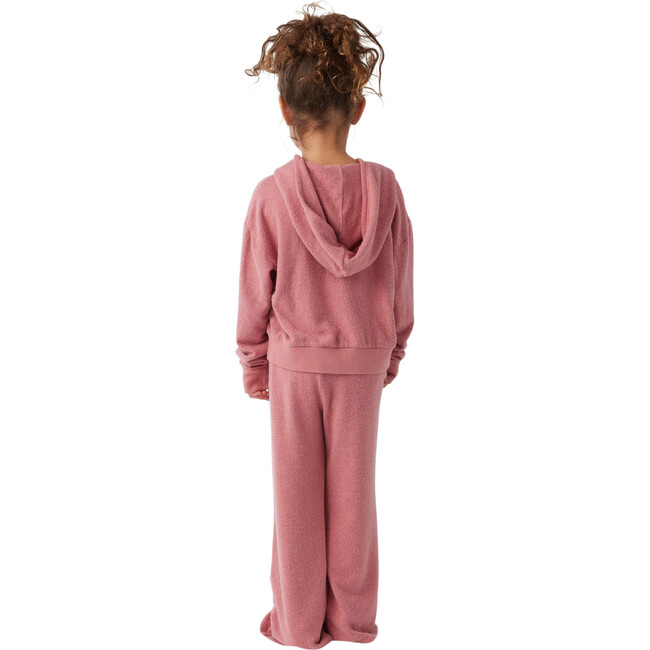 Hacci Zipped Long Sleeve Hoodie, Primrose - Sweatshirts - 3
