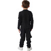Thermal Long Sleeve Henley Shirt, Black - Shirts - 3