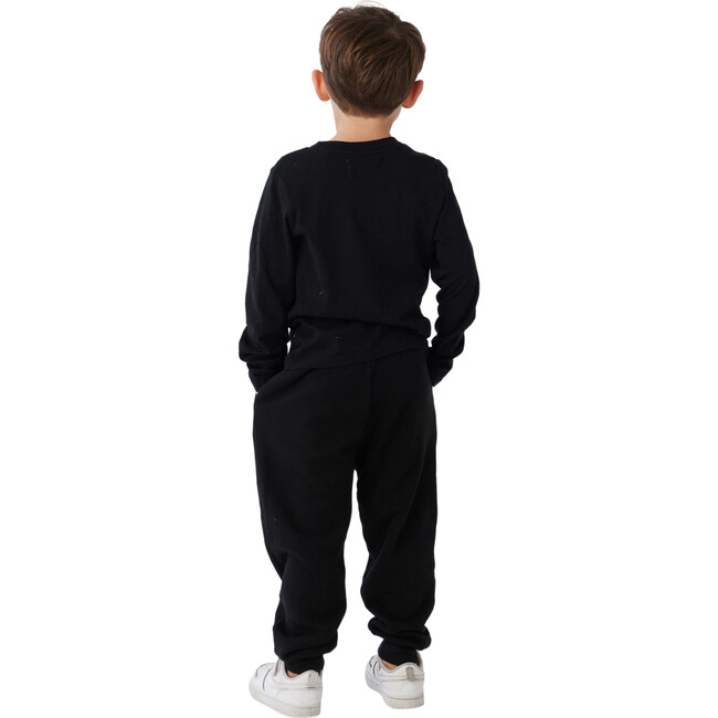 Local printed Long Sleeve Crew T-Shirt, Black - T-Shirts - 3