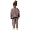 Leopard Print Long Sleeve Bomber Jacket, Multicolor - Jackets - 4