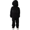 YOLO Pullover Long Sleeve Hoodie, Black - Sweatshirts - 4