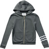 Coastal Waves Long Sleeve Zipped Hoodie, Storm - Sweatshirts - 1 - thumbnail