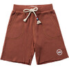 Coastal Waves Drawstring Short, Tobacco - Shorts - 1 - thumbnail