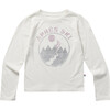 Apres Ski l/S Crew, Dwhite - T-Shirts - 1 - thumbnail