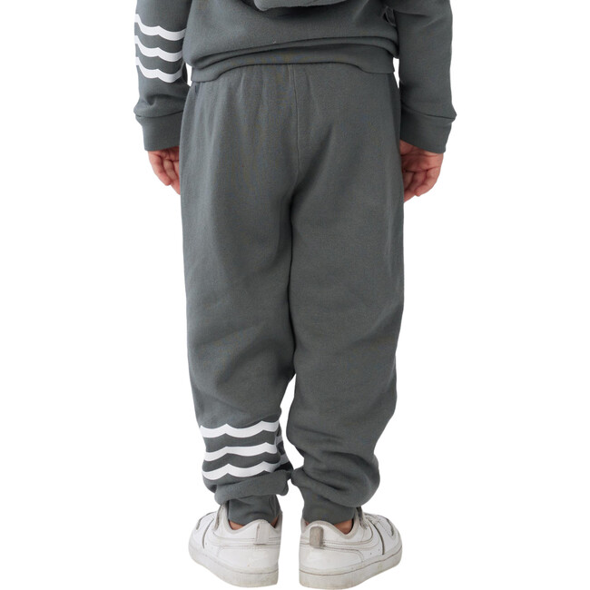 Coastal Waves Elasticated Drawstring Jogger, Storm - Sweatpants - 3