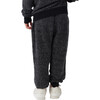 Brushed Boucle Jogger, Black - Pants - 3