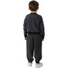 Brushed Boucle Crew Neck Pullover, Black - Sweaters - 3