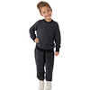 Brushed Boucle Crew Neck Pullover, Black - Sweaters - 4