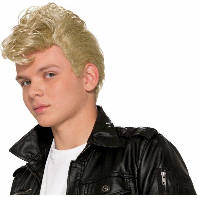 50's Greaser Blonde Men's Wig