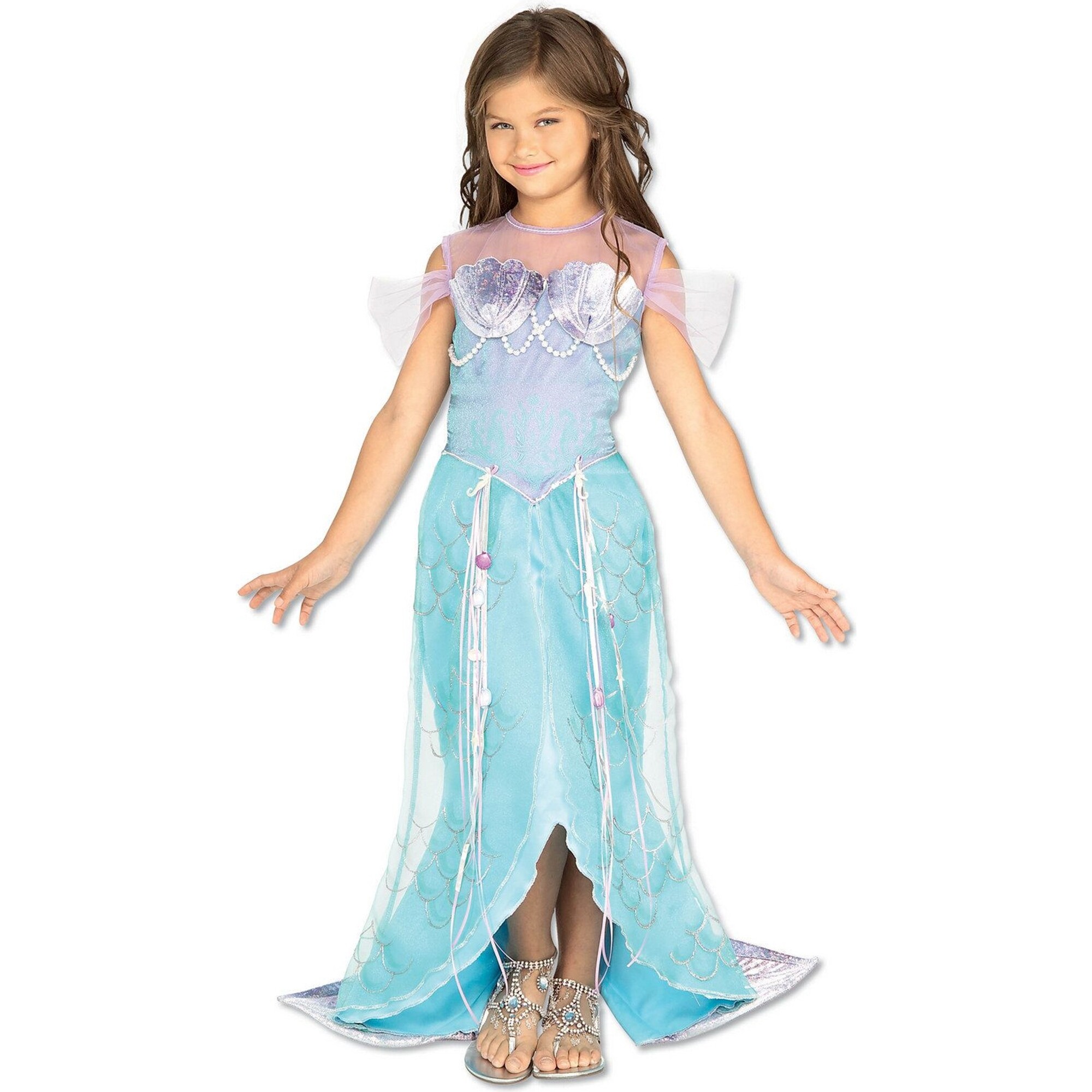 Deluxe Mermaid Girl's Costume - Costumes - 1