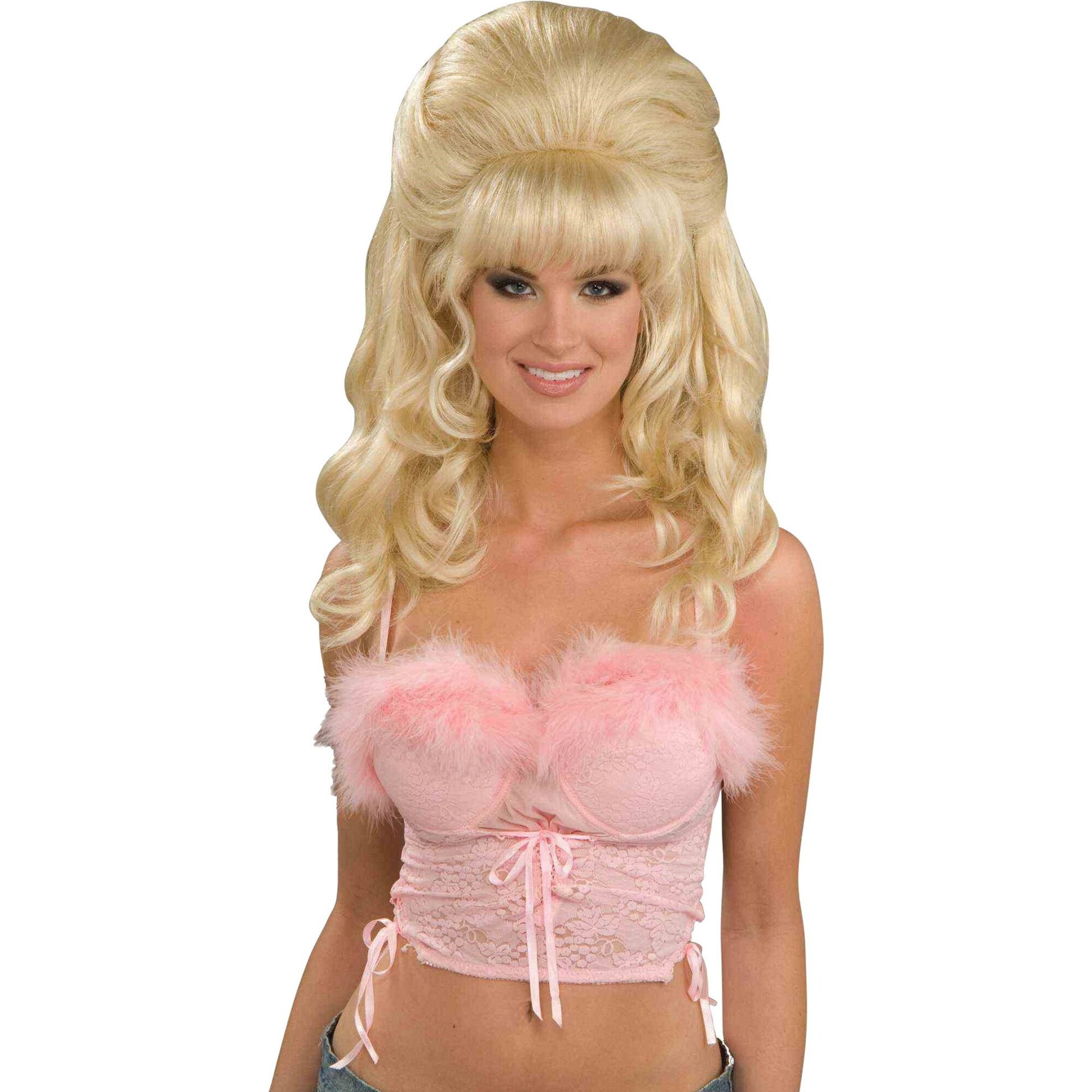 Flirty Fantasy Blonde Women's Wig - Costume Accessories - 1