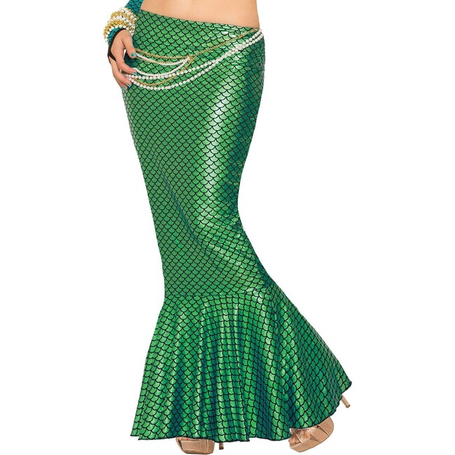 Green Mermaid Tail Women's Skirt