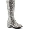 Dora Silver Glitter 1.75in Heel Girl's GoGo Boots - Costume Accessories - 1 - thumbnail