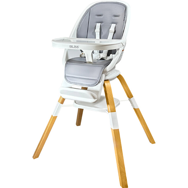 2-in-1 Turn-A-Tot High Chair with 360° Swivel Earl Grey
