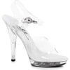 Brook 5in High Heel Clear Sandal - Costume Accessories - 1 - thumbnail