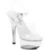 Brook 6in Platform High Heel Clear Sandal - Costume Accessories - 1 - thumbnail