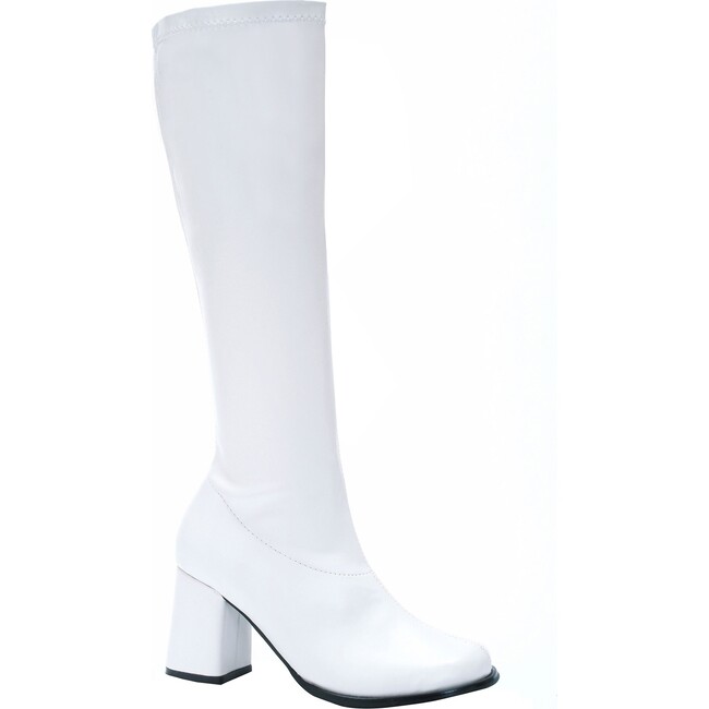 3in Women's White GoGo Boots