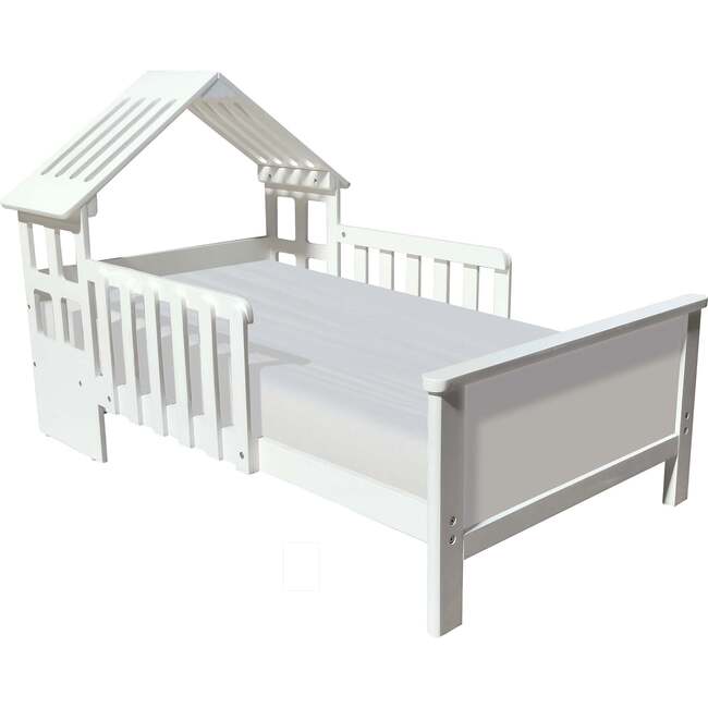 Lil' House Toddler Bed Soft White