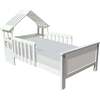 Lil' House Toddler Bed Soft White - Beds - 1 - thumbnail