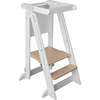 Learn 'N Fold Learning Tower® Soft White w/Natural - Play Tables - 1 - thumbnail