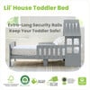 Lil' House Toddler Bed Silver Drop - Beds - 6