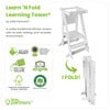 Learn 'N Fold Learning Tower® Soft White - Play Tables - 7