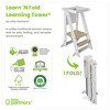 Learn 'N Fold Learning Tower® Soft White w/Natural - Play Tables - 7