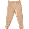 Solid Long Sleeve Pajamas, Apricot - Pajamas - 3