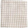 Bamboo Muslin Swaddle Blanket, Gingham - Swaddles - 1 - thumbnail