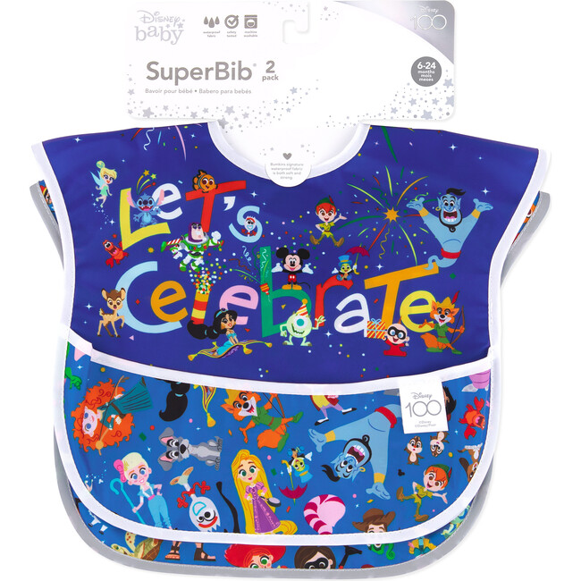 Disney 100 Years Celebration SuperBib®, Blue (Pack Of 2) - Bibs - 2