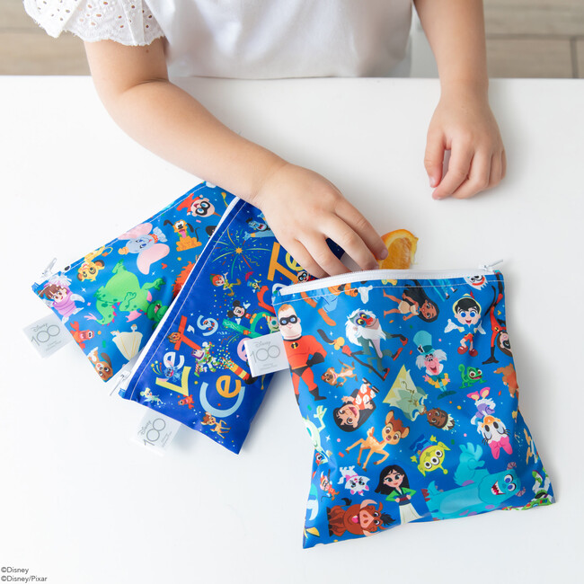 Disney 100 Years Celebration Snack Bag, Blue (Pack Of 3) - Bags - 3