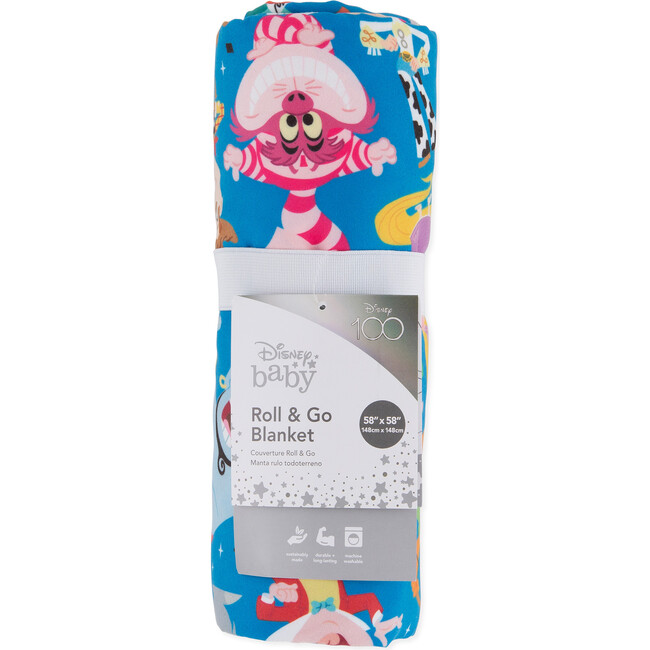 Disney 100 Years Celebration Roll & Go Blanket, Blue - Other Accessories - 3