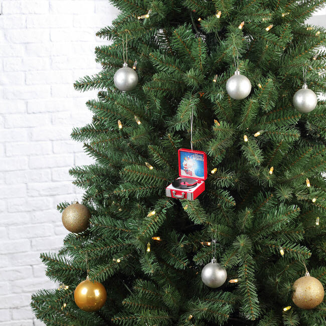 Retro Vinyl Record Player Ornament - Ornaments - 2