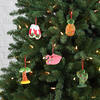 Set of 5 Ceramic Tropical Ornaments - Ornaments - 2