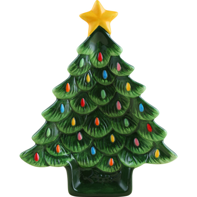 Set of 4 Ceramic Nostalgic Tree Plates - Accents - 4