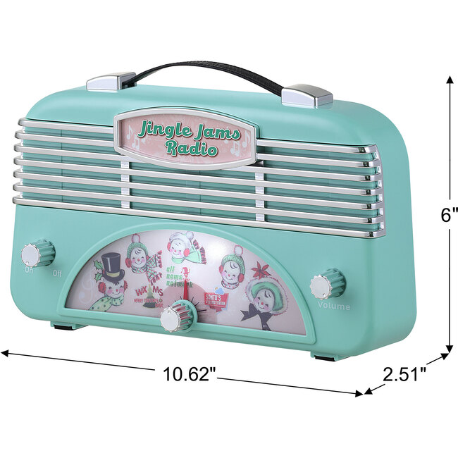 Retro Jingle Jams Radio, Teal - Accents - 3
