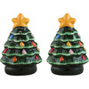 Nostalgic Ceramic Tree Salt & Pepper Shakers, Green - Accents - 1 - thumbnail