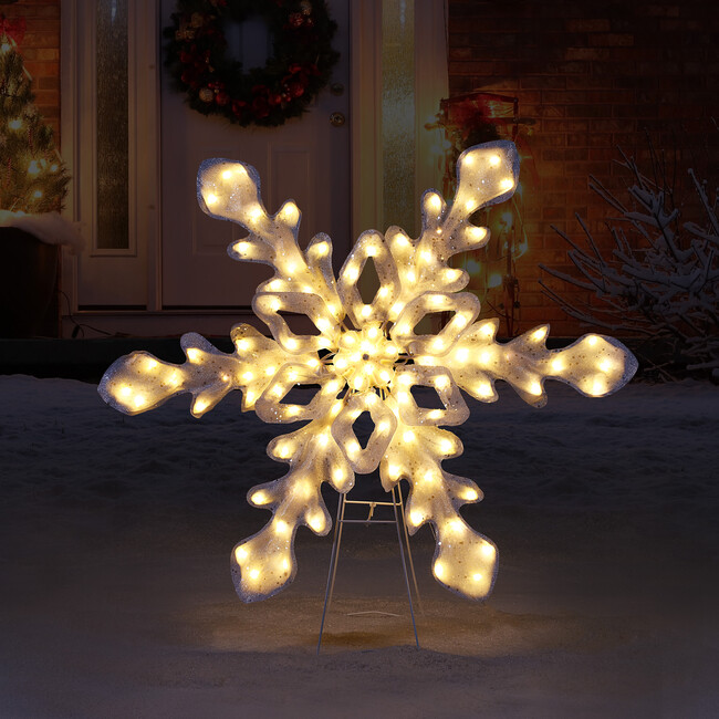 Outdoor Twinkling LED Snowflake - Accents - 2